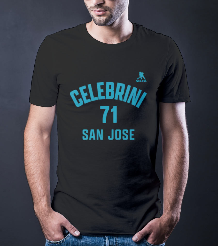 Macklin Celebrini 71 San Jose Sharks NHLPA T-Shirt