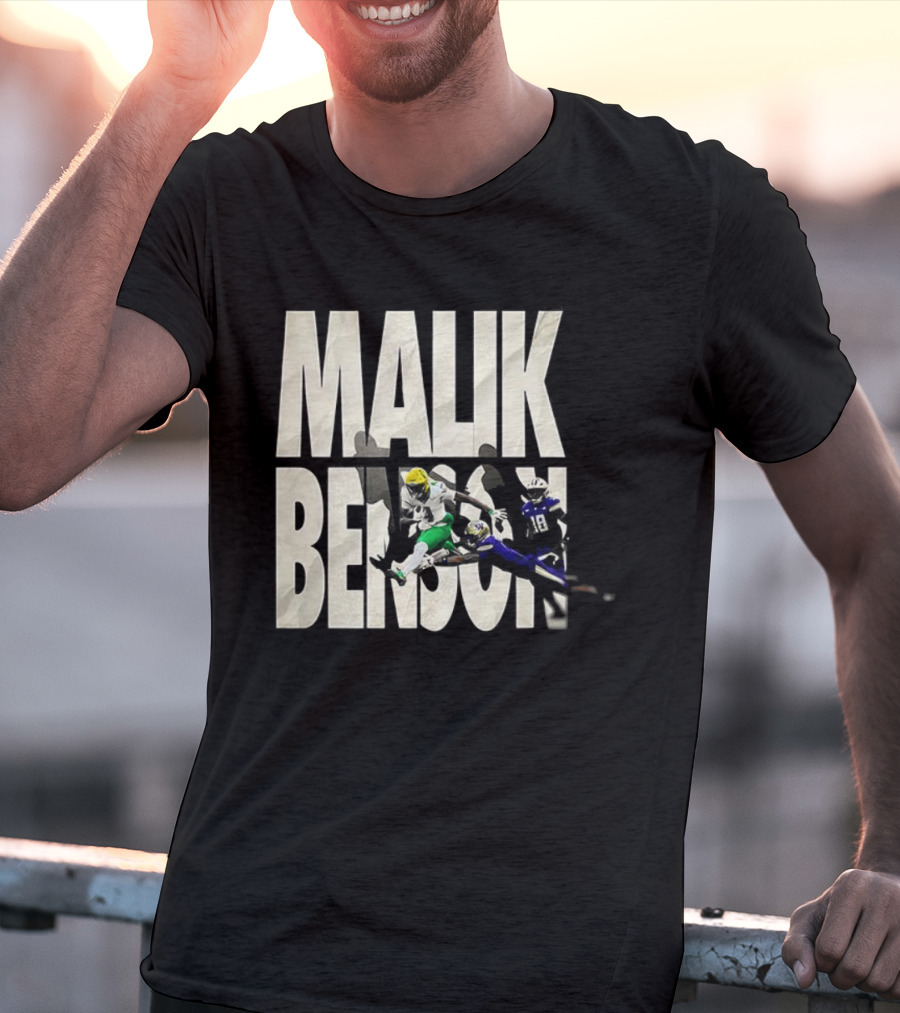 Malik Benson Ducks Triumph Over Huskies 26-14 T-Shirt