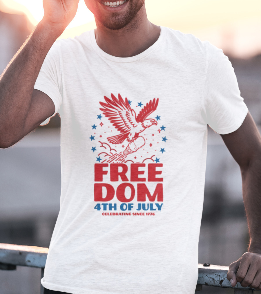 Andy’s Frozen Custard Freedom Eagle 4th Of July Celebrating Since 1776 T-Shirt