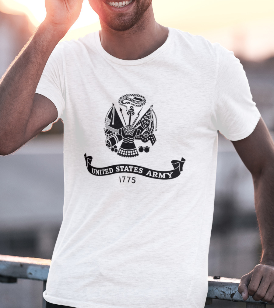 Army Black Knights United States Army 1775 Emblem T-Shirt