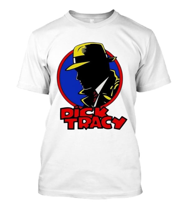 Dick Tracy Vintage Detective Icon Fedora Graphic T-Shirt