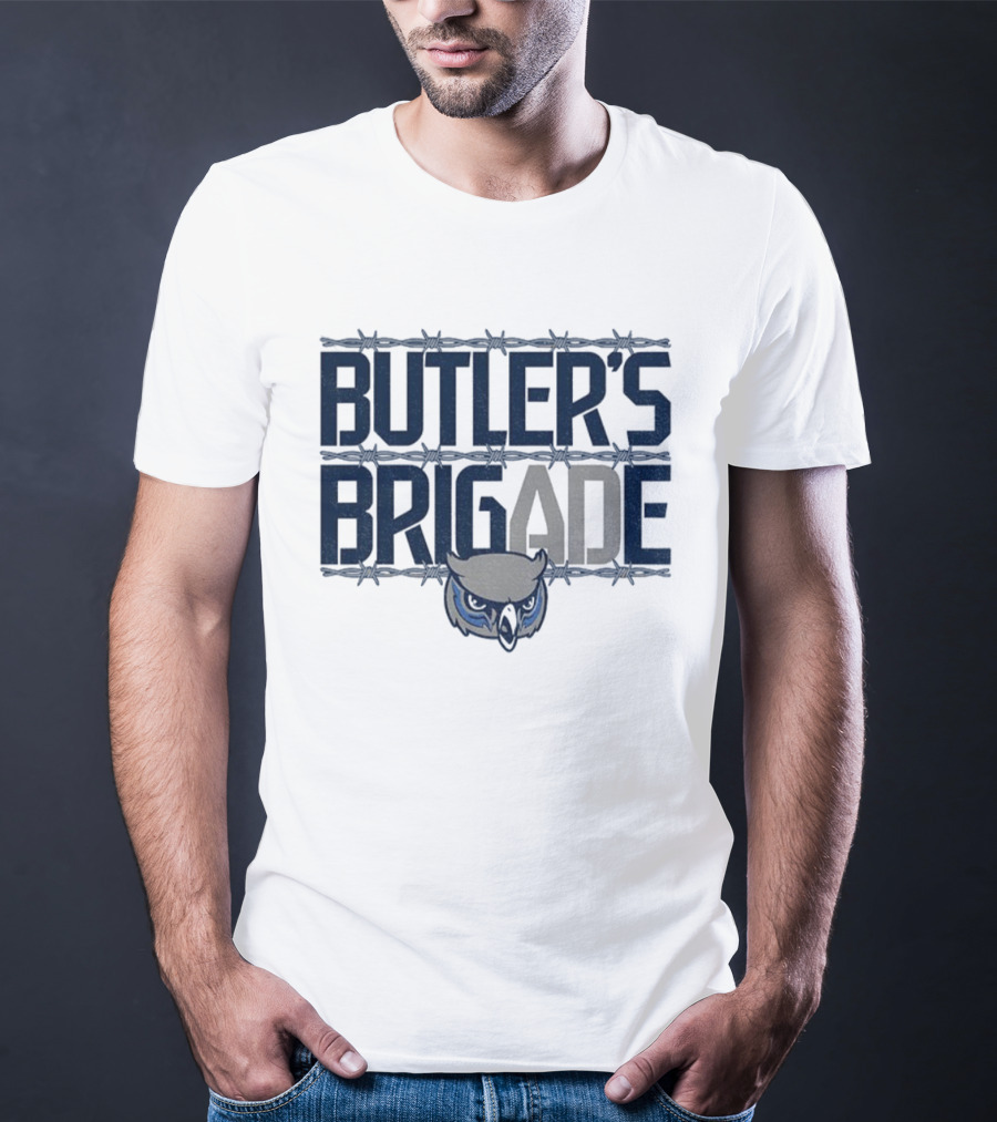 Butler's Brigade Olathe West Youth Football Owl Icon T-Shirt