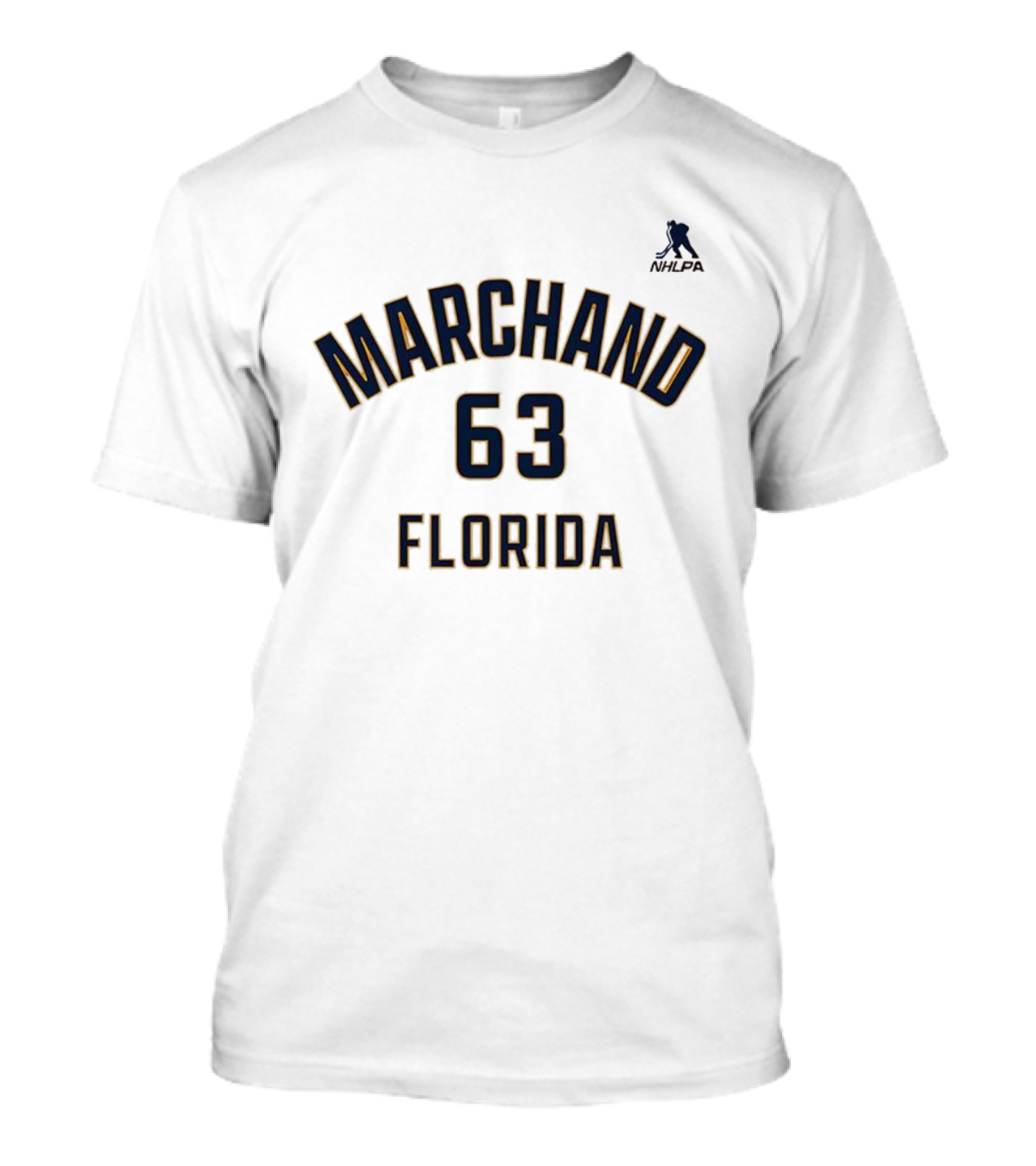 Marchand 63 Florida MLPA Ice Hockey Team T-Shirt
