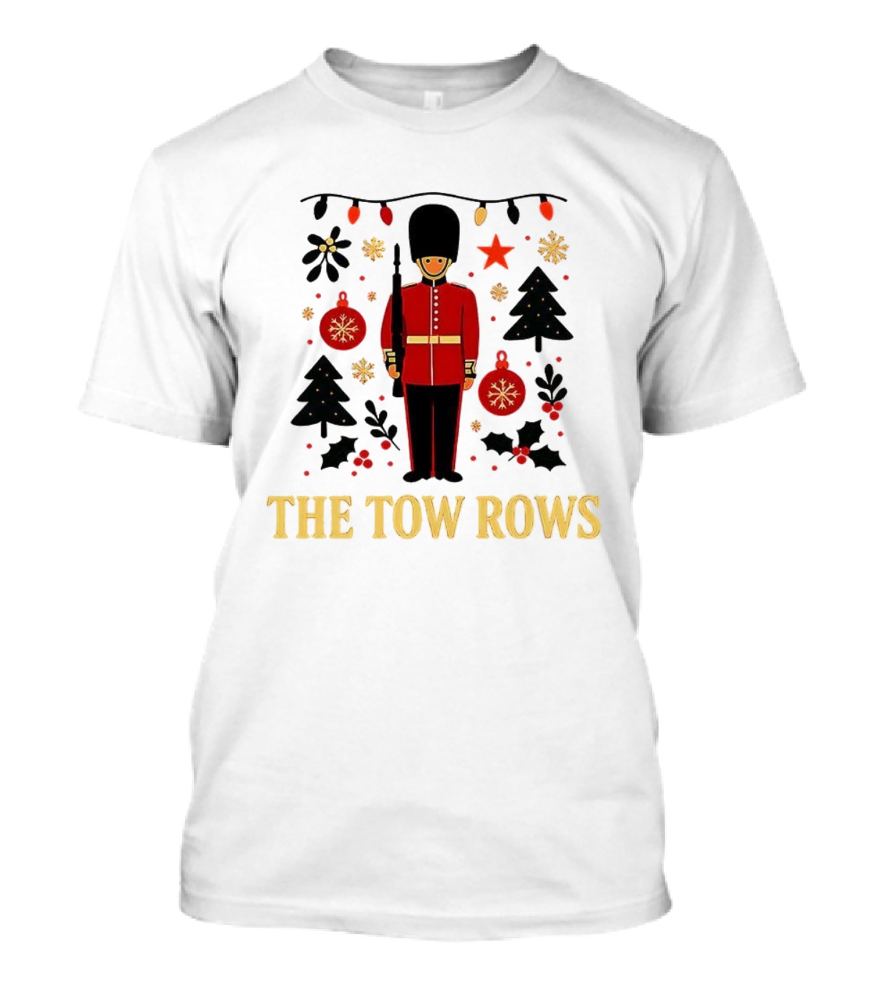 British Royal Guard Christmas The Tow Rows Festive Holiday T-Shirt