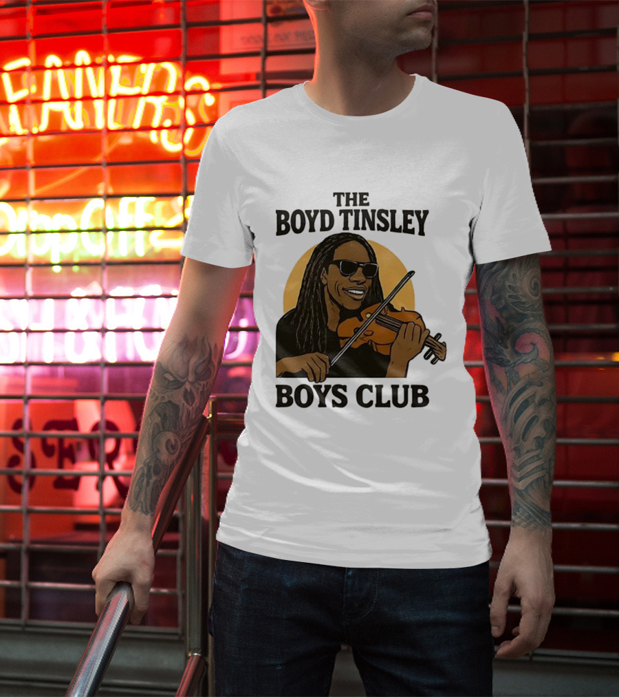 The Boyd Tinsley Boys Club Violinist Icon With Sunglasses T-Shirt