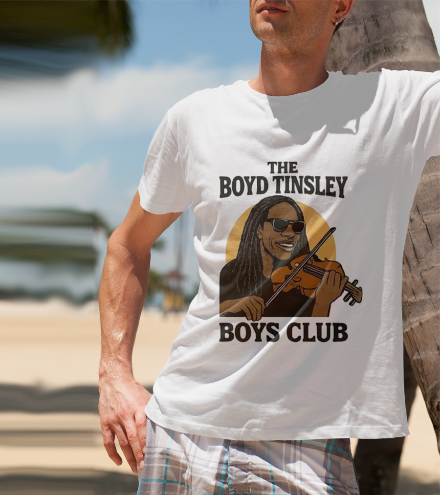 The Boyd Tinsley Boys Club Violinist Icon With Sunglasses T-Shirt