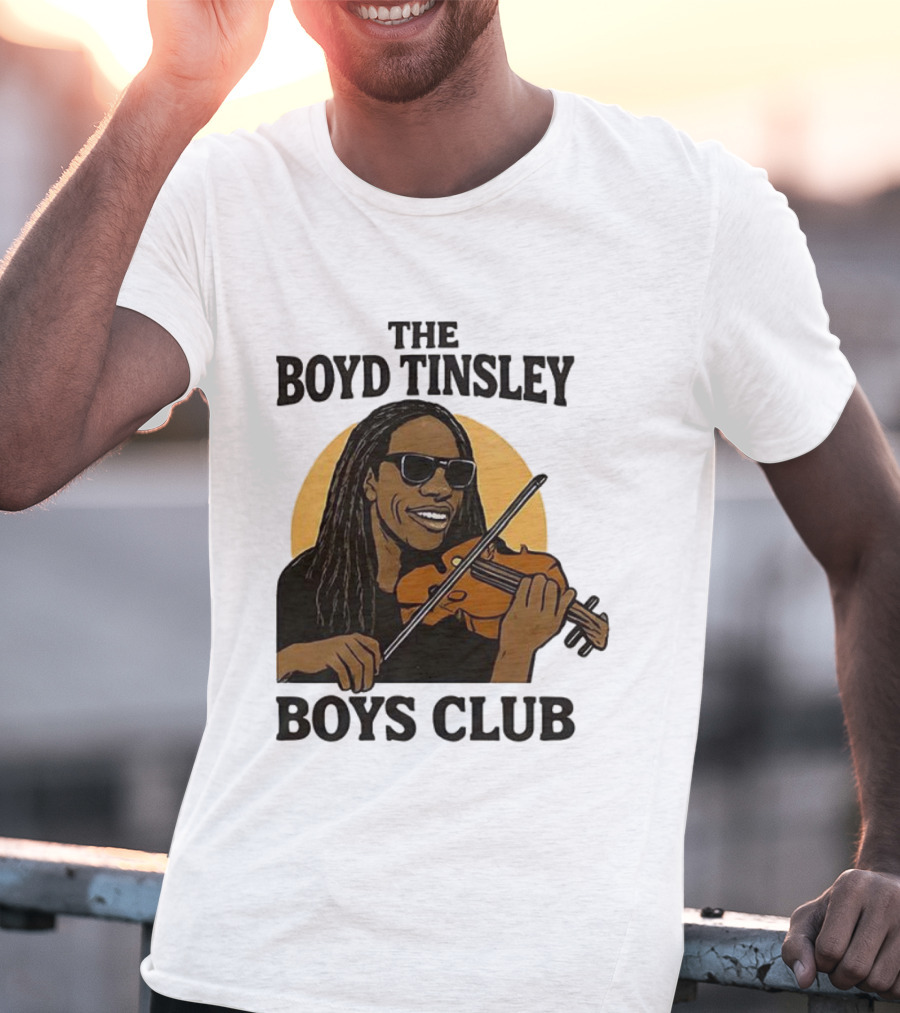The Boyd Tinsley Boys Club Violinist Icon With Sunglasses T-Shirt
