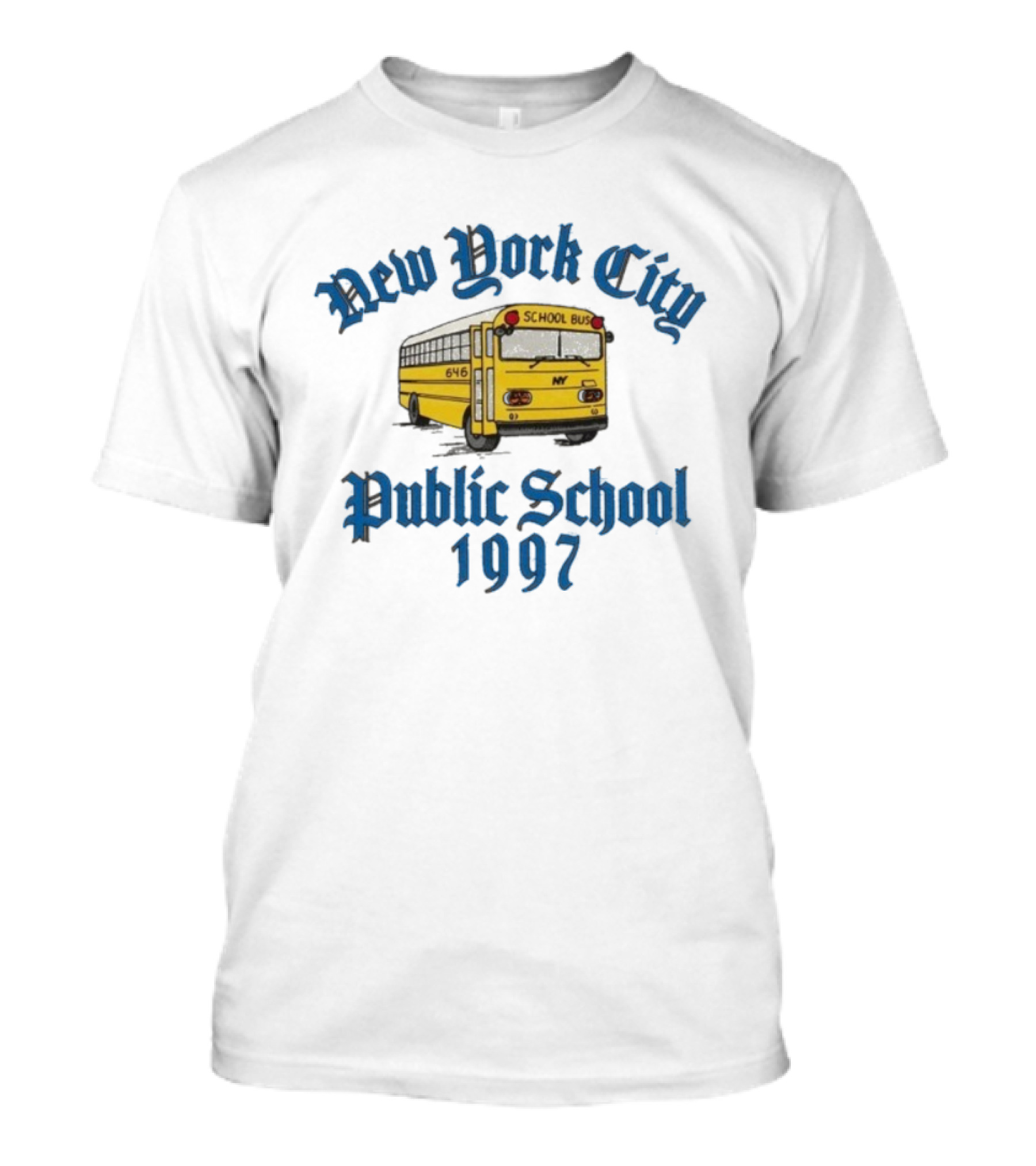 New York City 1997 Public School Bus NY T-Shirt