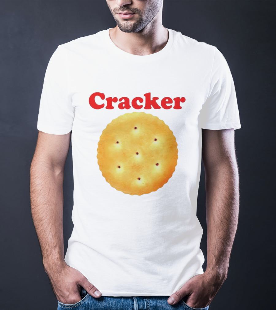 Cracker Anti Woke Memes Ritz Inspired Circular Design T-Shirt