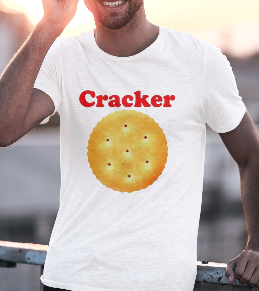 Cracker Anti Woke Memes Ritz Inspired Circular Design T-Shirt