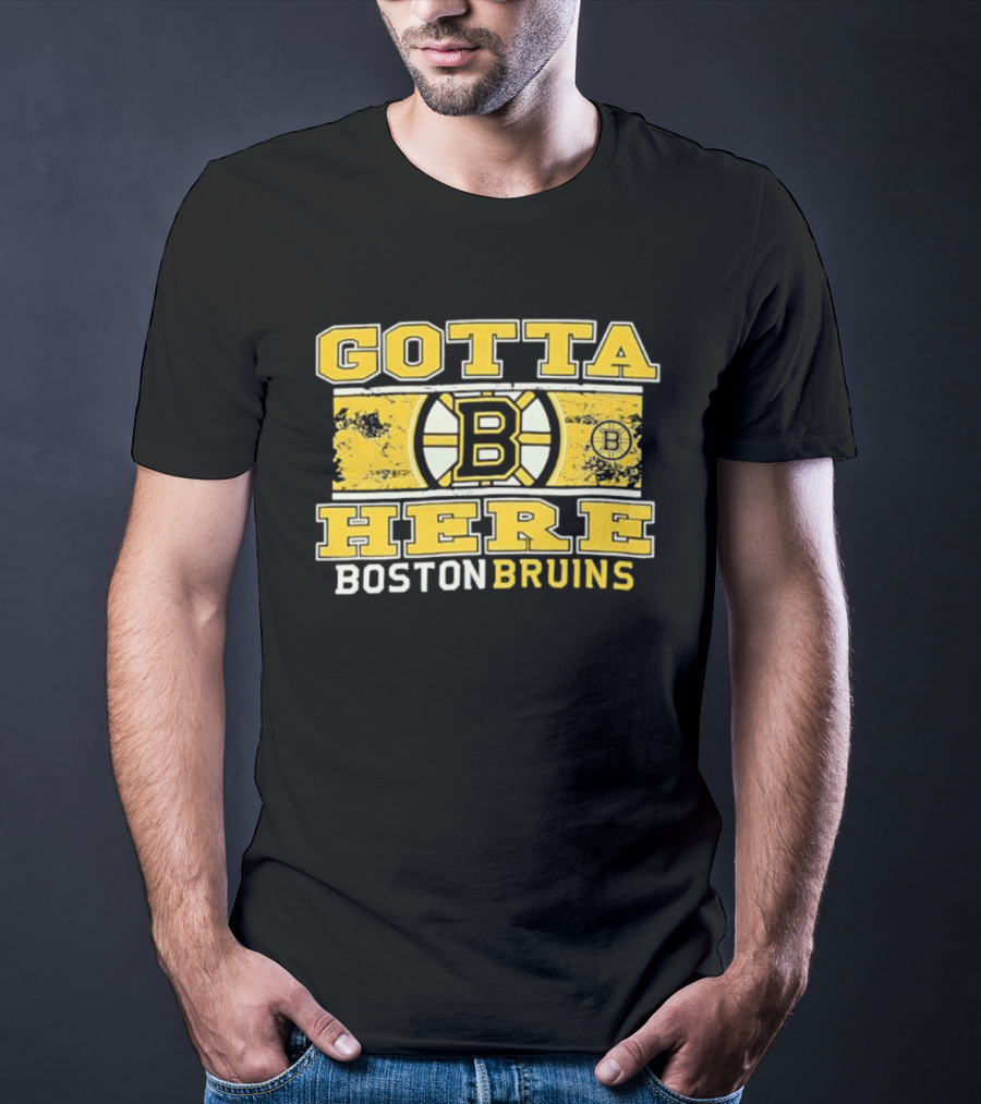 Gotta Here Boston Bruins NHL B Logo T-Shirt