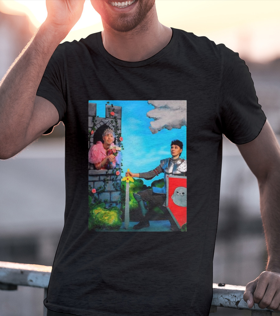 Dan Howell Phil Lester Princess Knight Drama Fantasy Scene T-Shirt