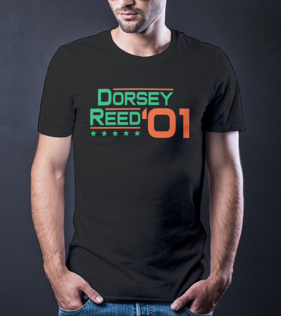 Dorsey Reed Miami Hurricanes 2001 Stars T-Shirt