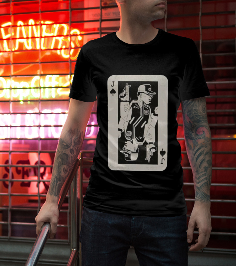 Jack Of Spades BDP 49 Retro Card Art T-Shirt