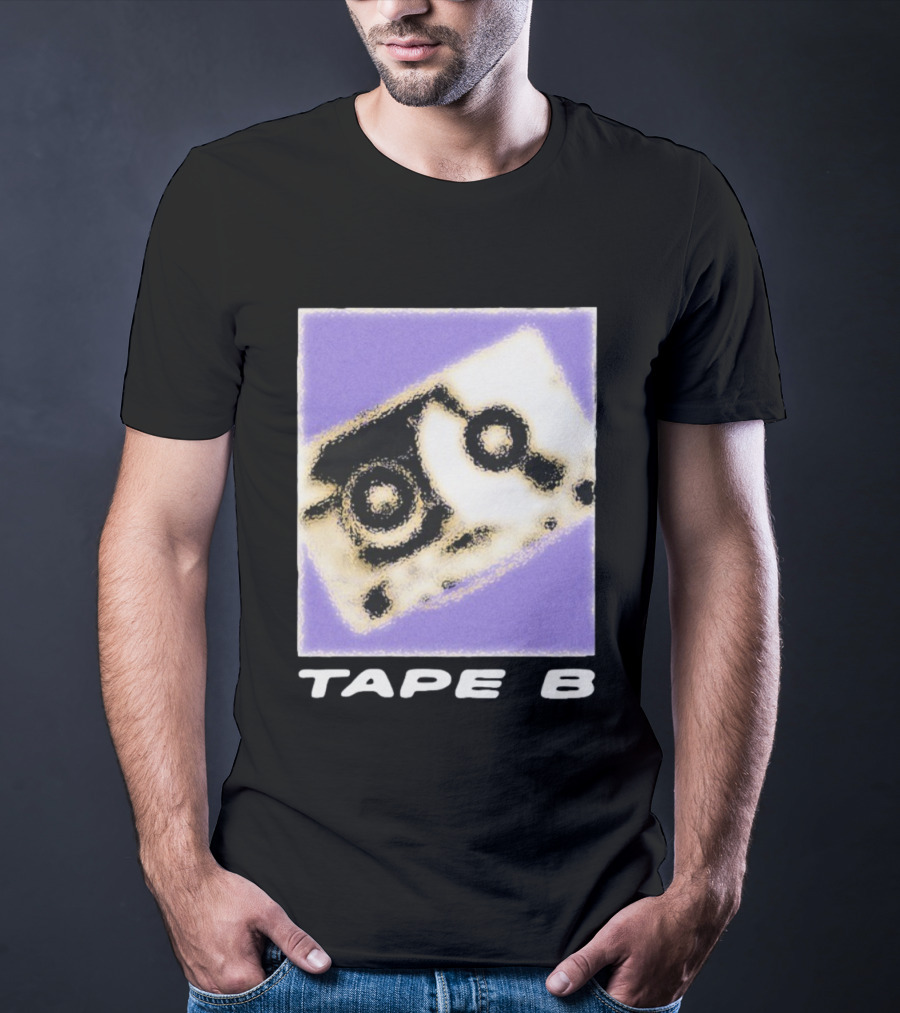 Blurred Cassette Tape B Retro Vibe T-Shirt