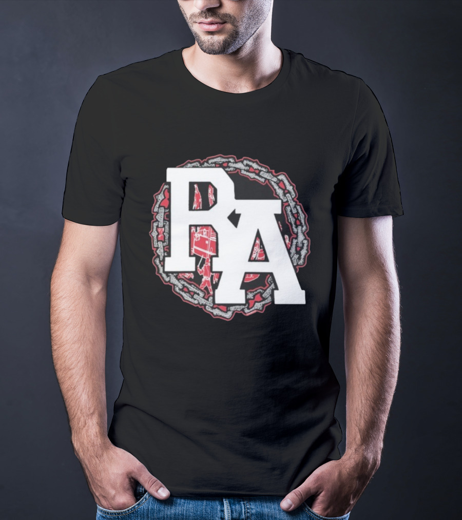 Rude Awakening Bound By Chains PA Symbol With Urban Elements T-Shirt