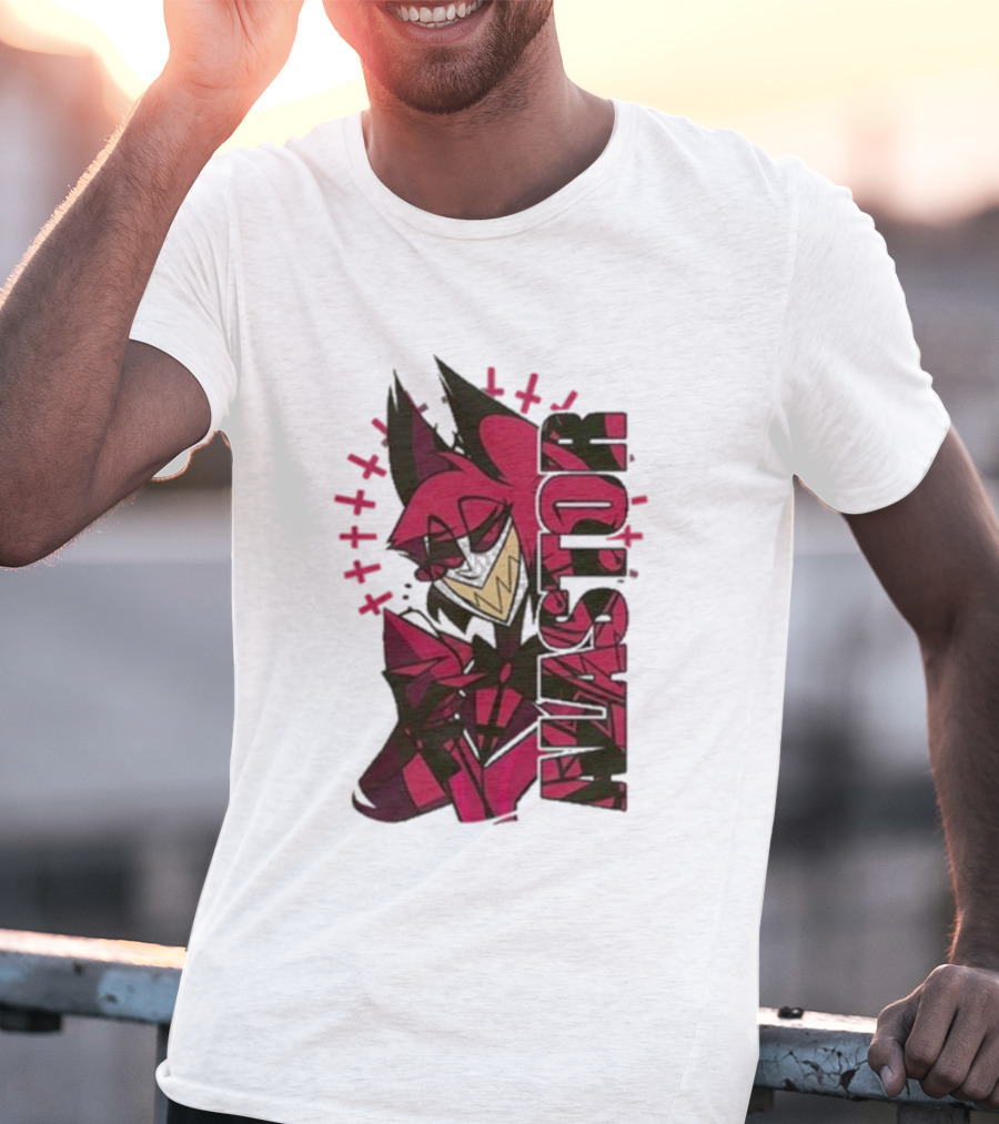 Alastor Smiling Hazbin Hotel Character Fan Art T-Shirt