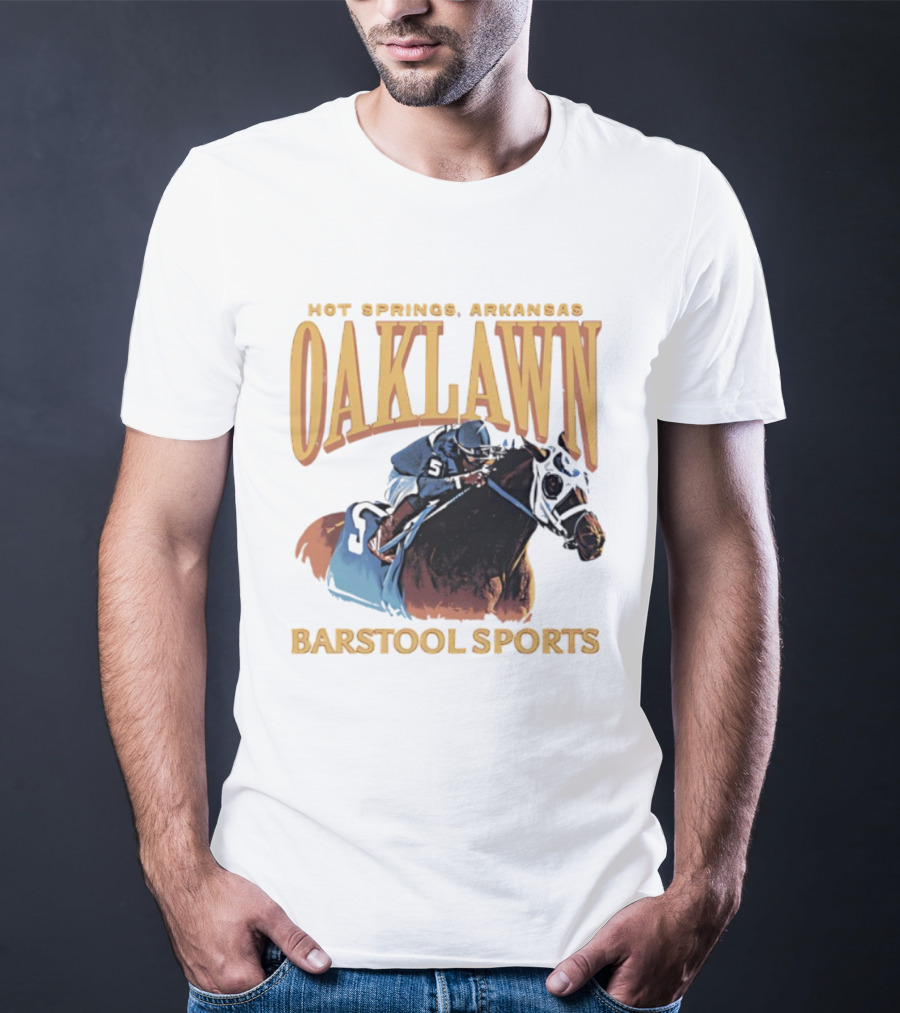 Oaklawn Hot Springs Arkansas Barstool Sports Horse Racing T-Shirt