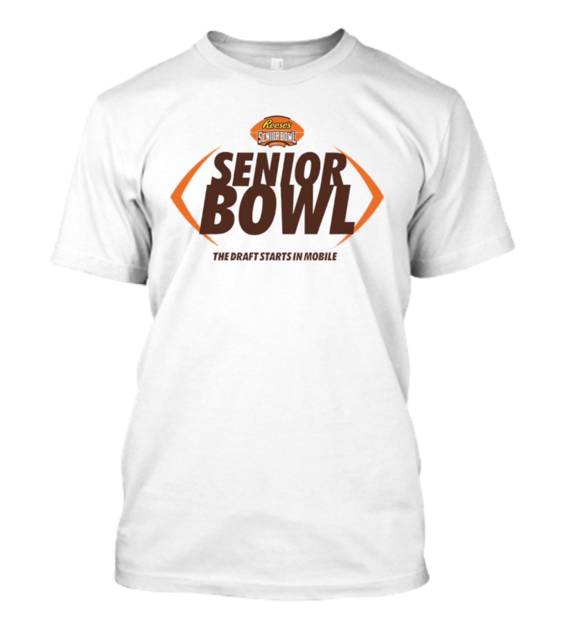 Reese's Senior Bowl The Draft Starts In Mobile Event Football T-Shirt