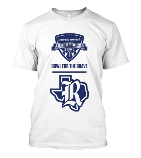 Rice Owls Bowl For The Brave Armed Forces Bowl Texas Icon T-Shirt