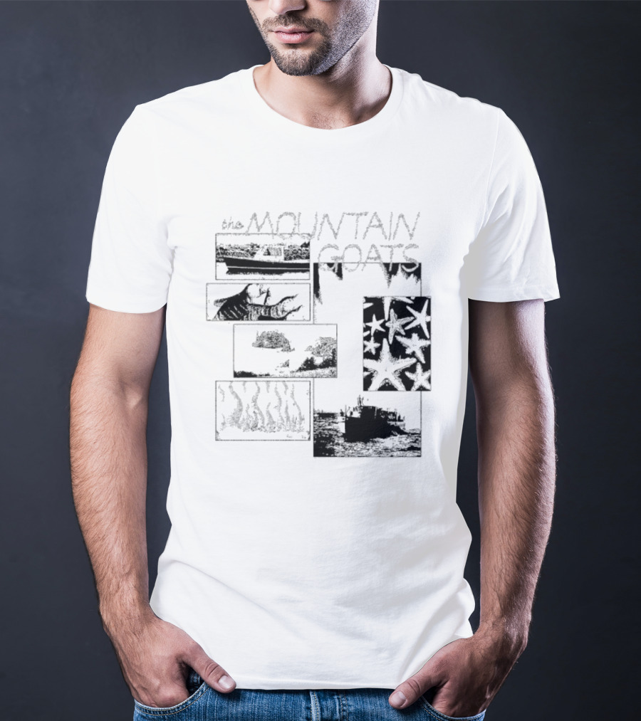 The Mountain Goats Collage Ozona El Paso New Iberia Tulareća Glynnis Napanoch Pure Heat Yasminas T-Shirt