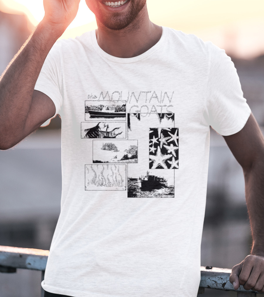 The Mountain Goats Collage Ozona El Paso New Iberia Tulareća Glynnis Napanoch Pure Heat Yasminas T-Shirt