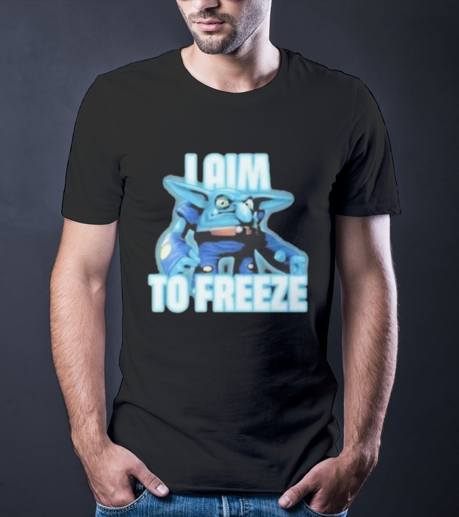 I Aim To Freeze Chill Bill Skylanders Ice Troll Character Gaming Apparel T-Shirt