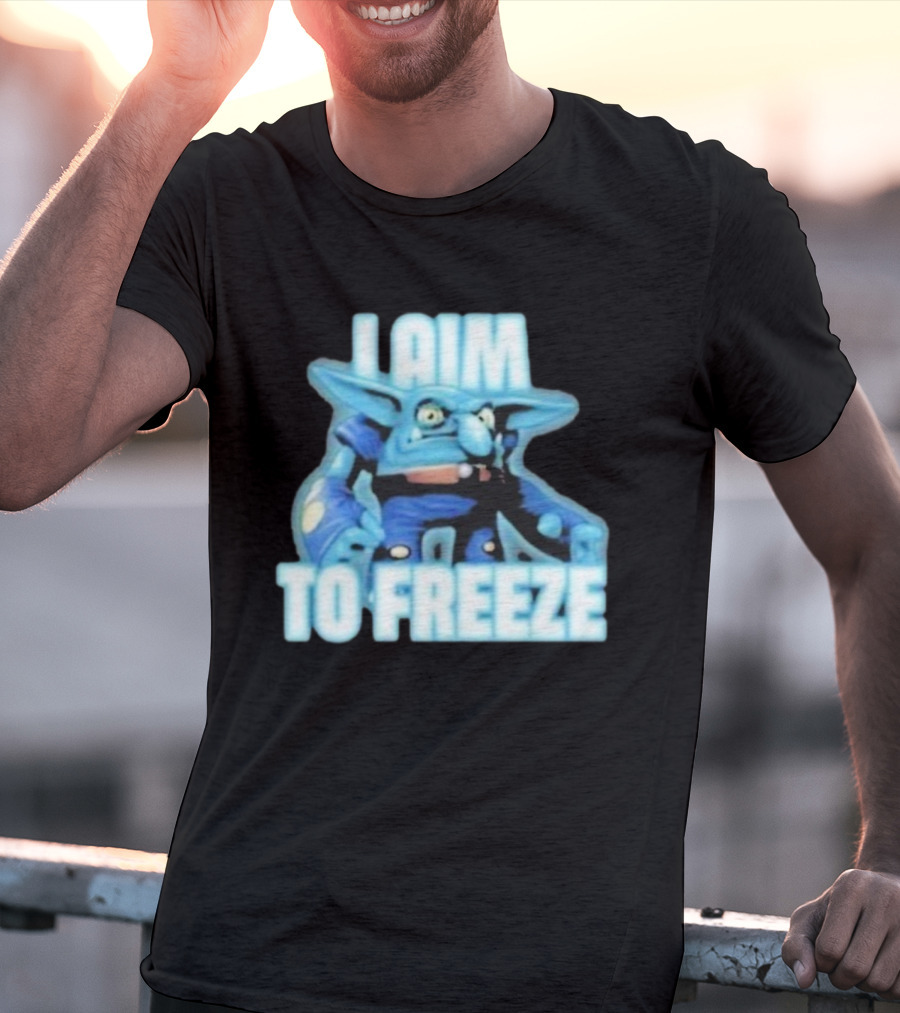 I Aim To Freeze Chill Bill Skylanders Ice Troll Character Gaming Apparel T-Shirt