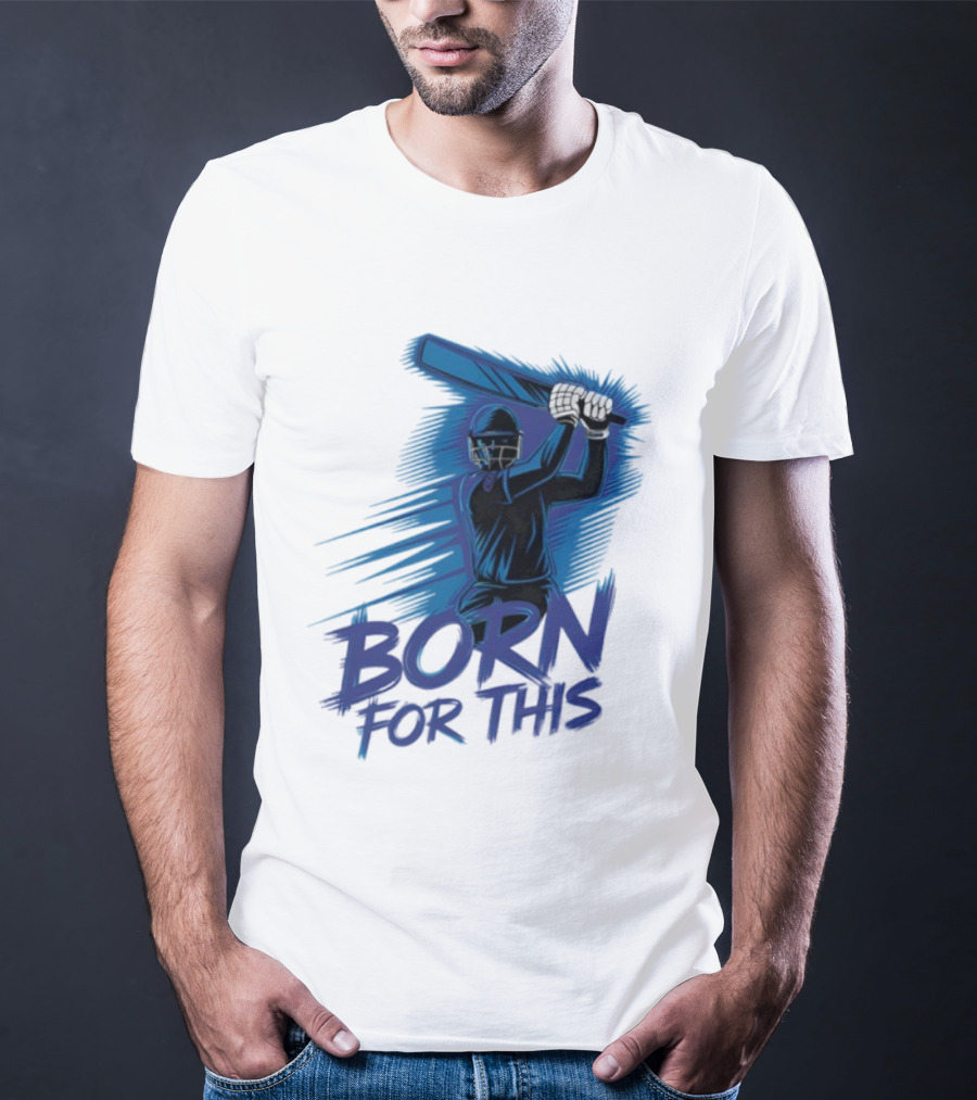 Born For This Cricket Enthusiast In India T-Shirt