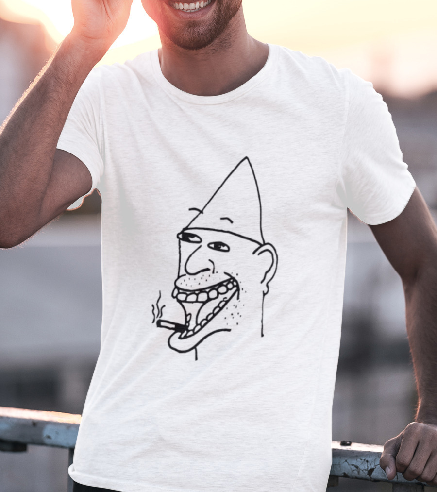 Goobsmooch Funny Smoking Cartoon Character T-Shirt