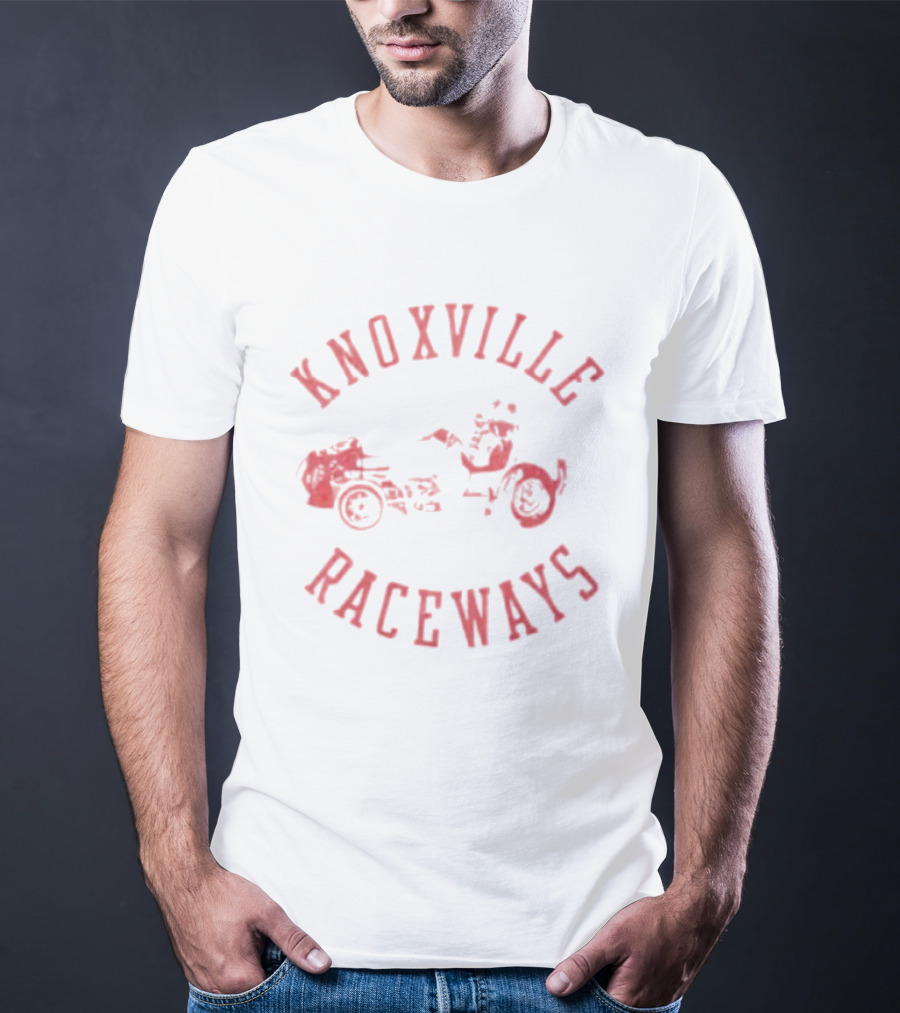 Knoxville Raceways Vintage 1975 Racing Scene T-Shirt