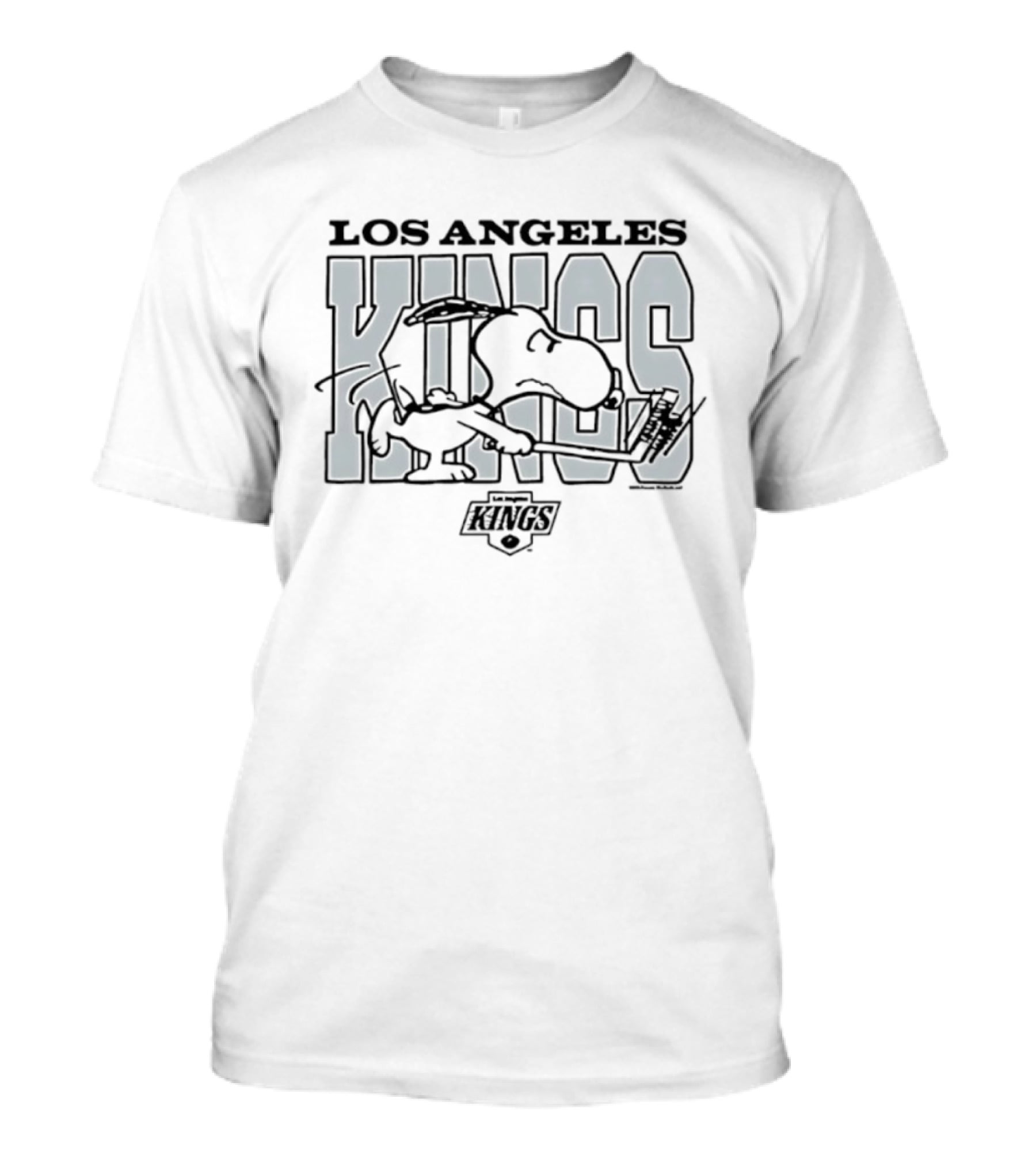 Los Angeles Kings Snoopy Hockey 25 Seasons Collaboration T-Shirt