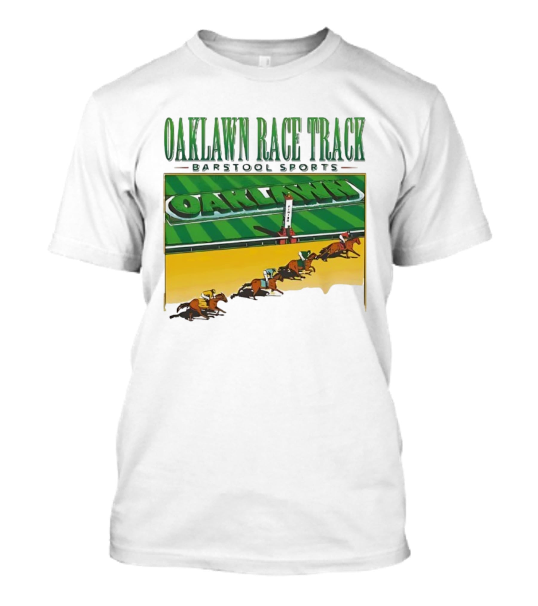 Oaklawn Race Track Barstool Sports Horse Racing T-Shirt