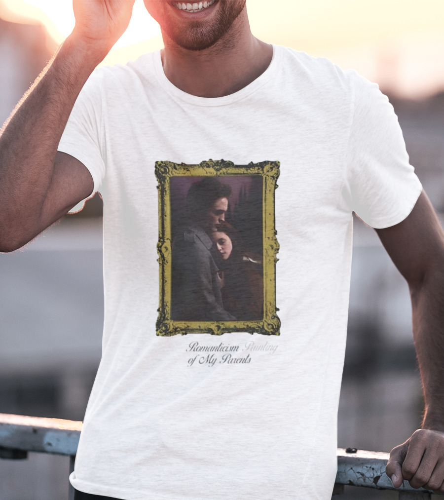 The Twilight Saga Dark Romanticism Painting Of My Parents Framed Scene T-Shirt