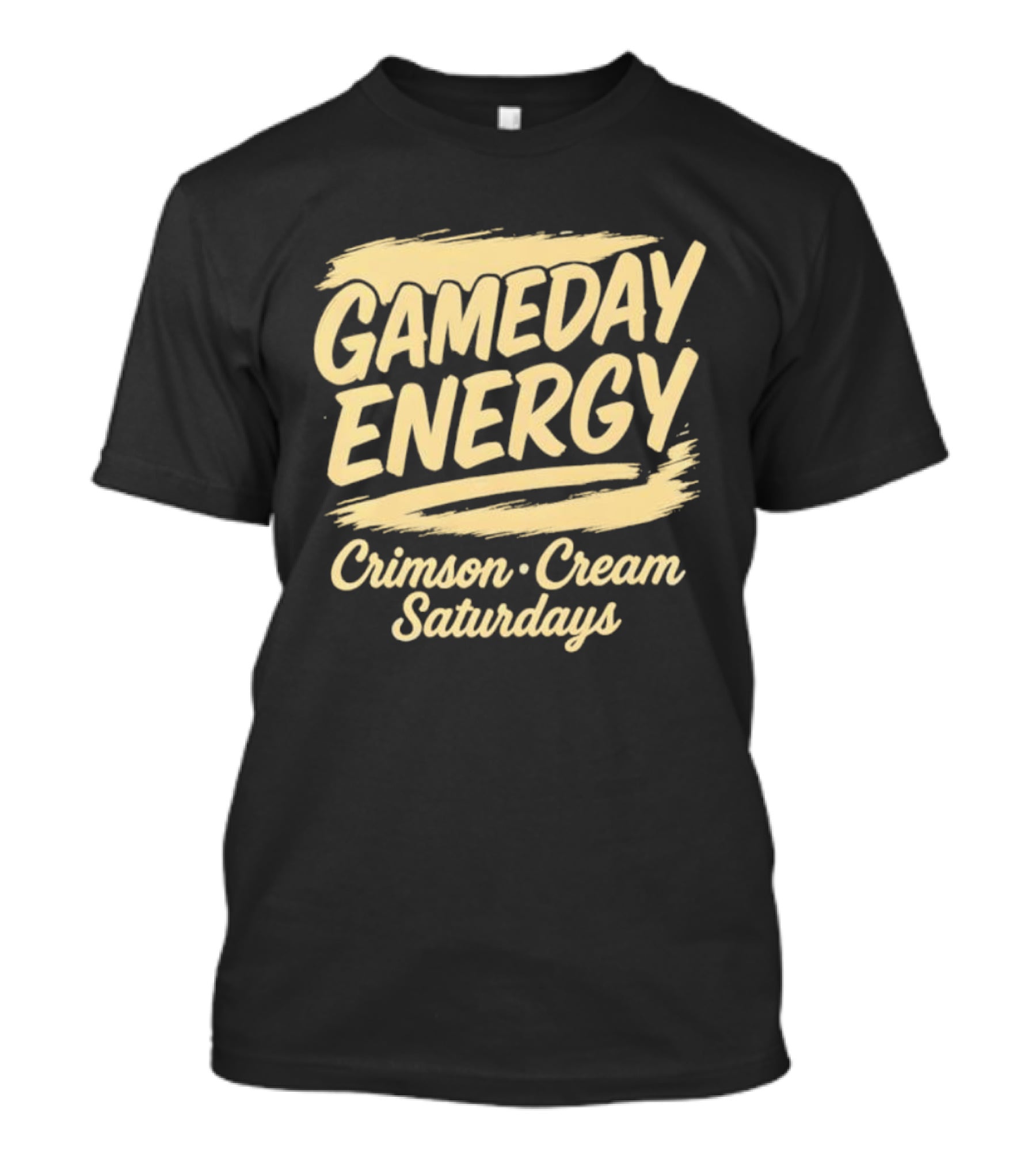Gameday Energy Crimson Cream Saturdays T-Shirt