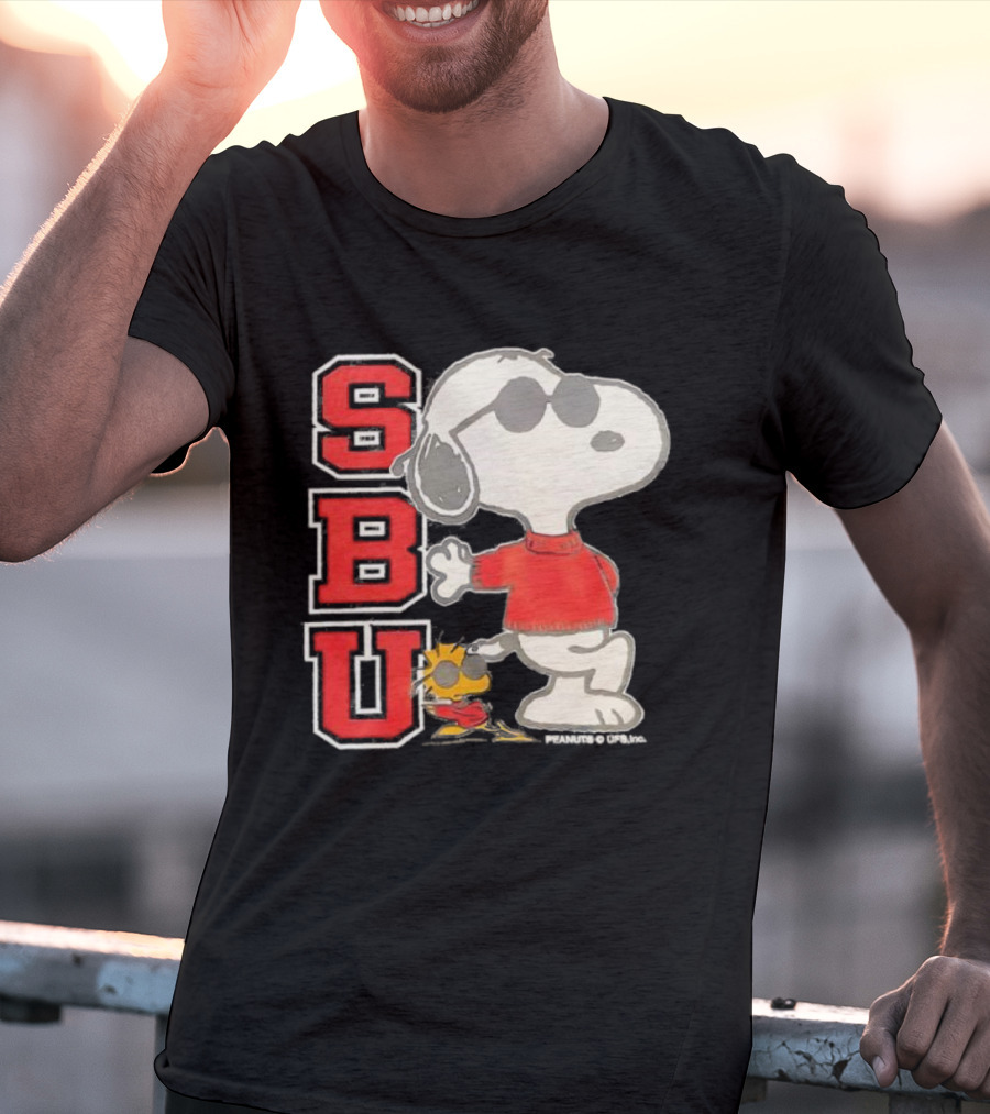 Snoopy Joe Cool SBU Peanuts Woodstock Vintage Retro Style T-Shirt
