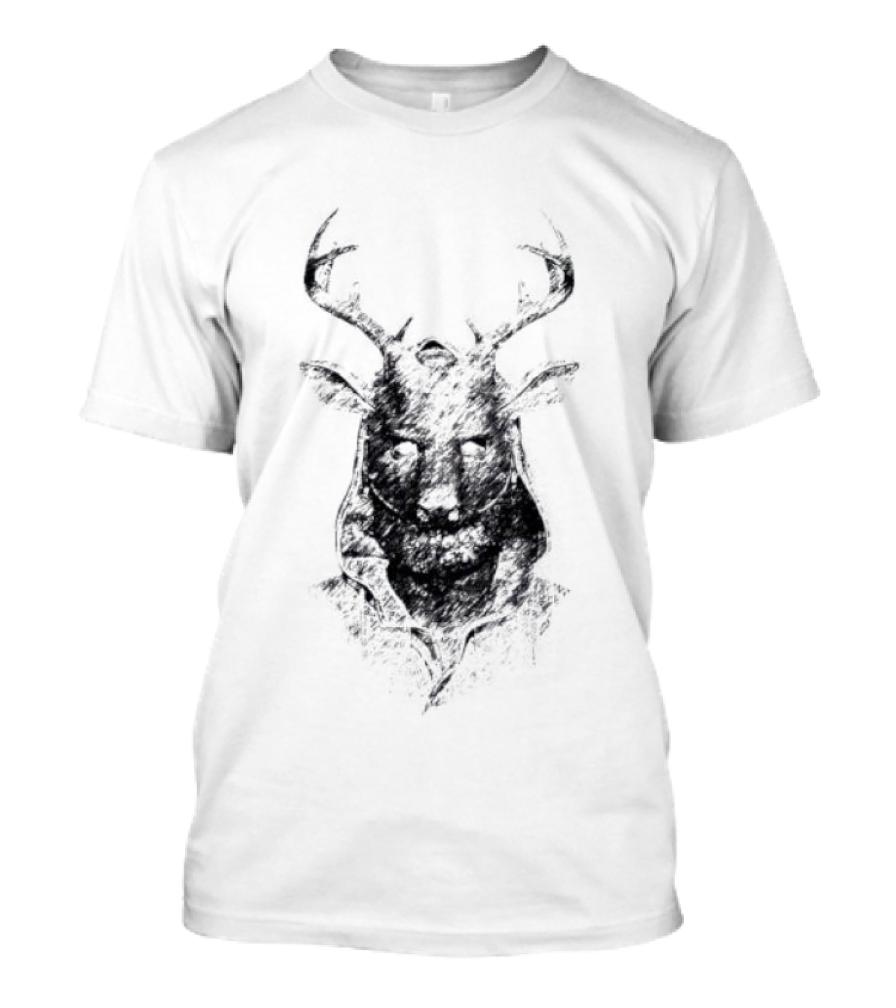 Mask Alan Wake Dark Antler Face T-Shirt