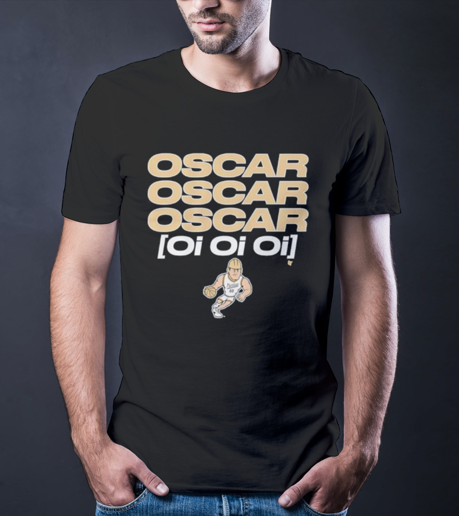 Purdue Basketball Oscar Cluff Oi Oi Oi Oscar Oscar Oscar T-Shirt