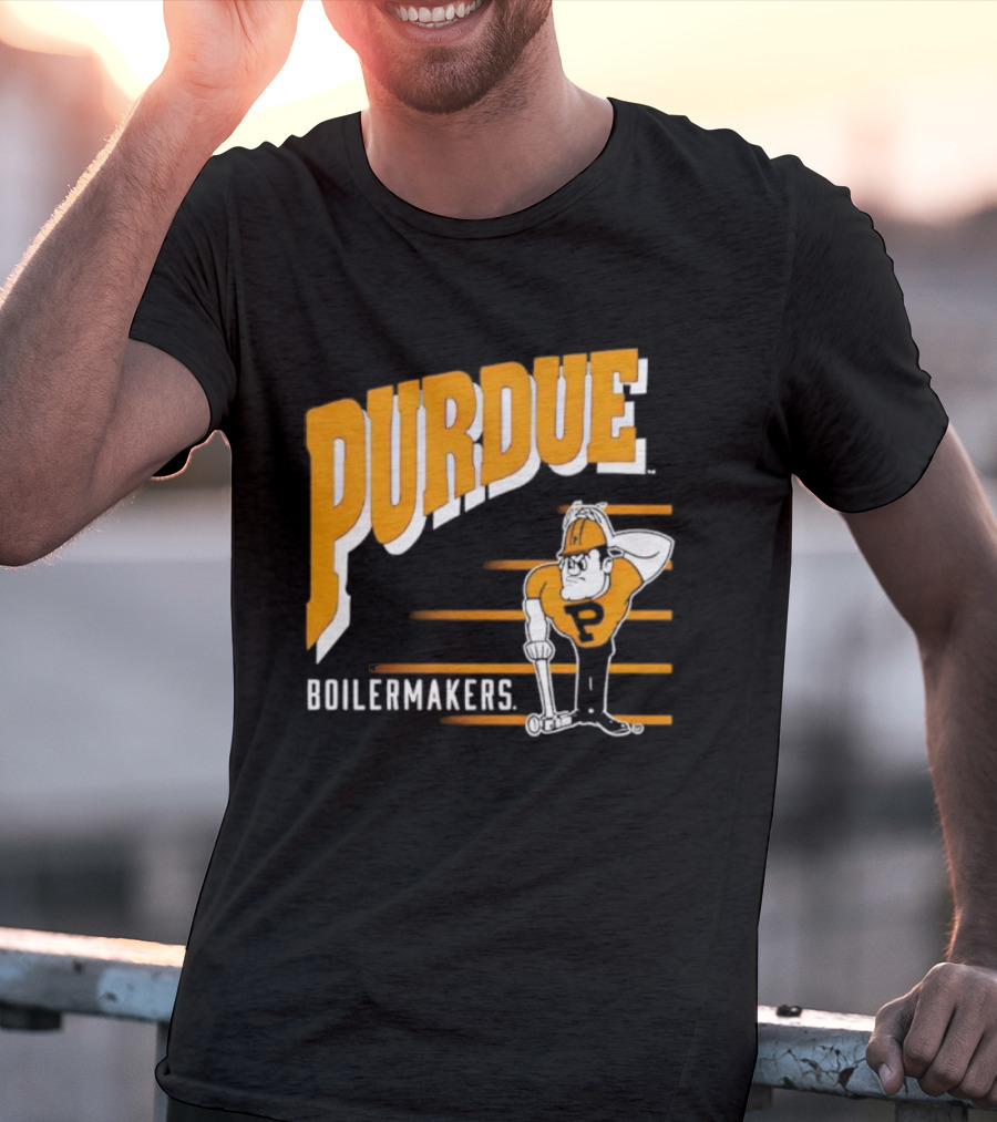 Purdue Boilermakers Pete 90s Retro Classic Style T-Shirt