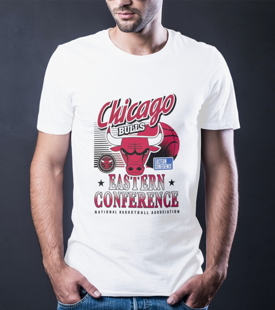 Chicago Bulls Eastern Conference National Basketball Association Ball T-Shirt