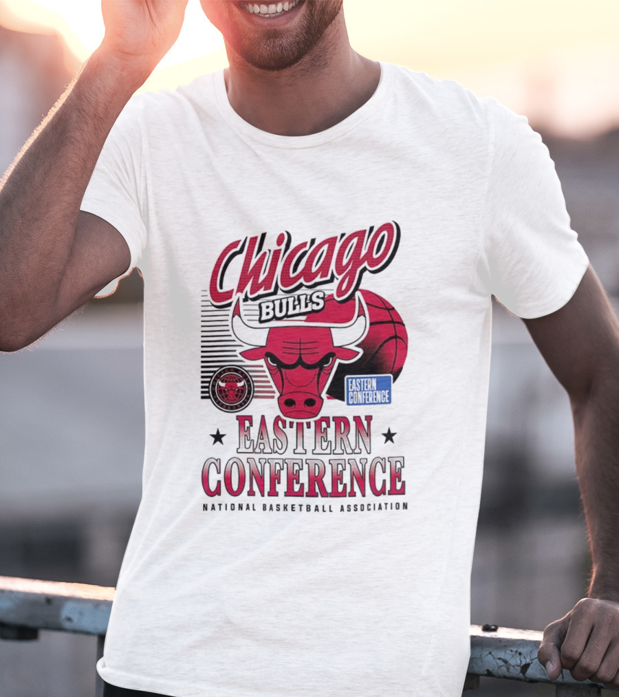 Chicago Bulls Eastern Conference National Basketball Association Ball T-Shirt