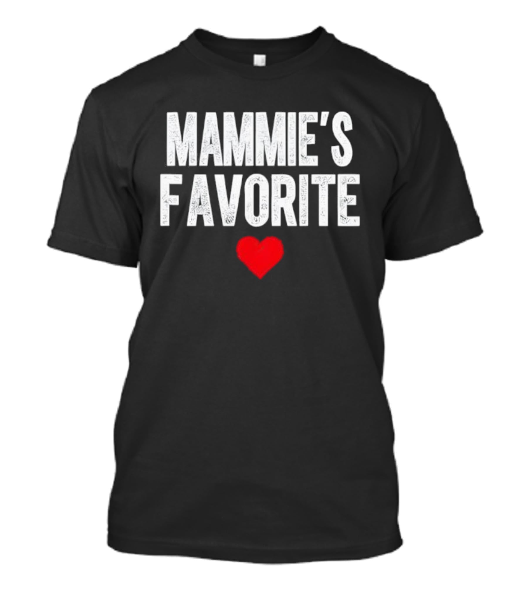 Mammie's Favorite Heart Mother's Day Grandchild T-Shirt