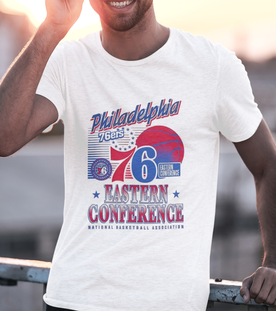 Philadelphia 76ers 6 Eastern Conference NBA Basketball T-Shirt