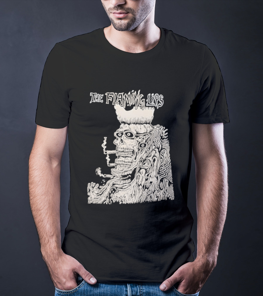 The Flaming Lips Fearless Freaks Smoking Monster Art T-Shirt