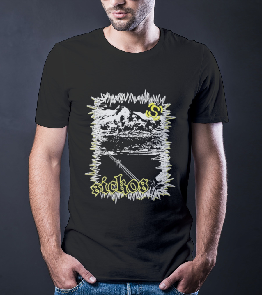 Sickos Mt. Hood Snowy Mountain Adventure S3 T-Shirt