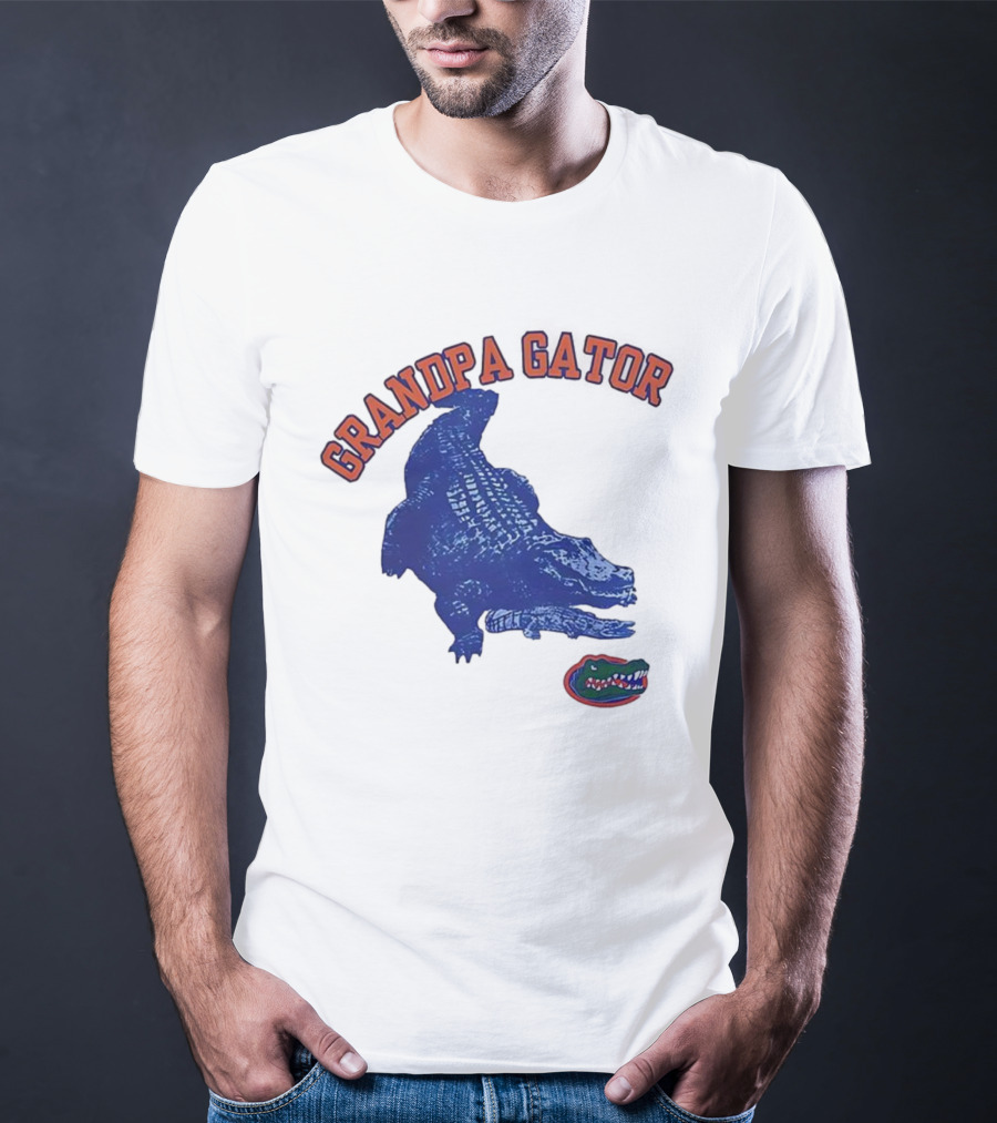 Grandpa Gator Florida Gators Football Fan Gear T-Shirt