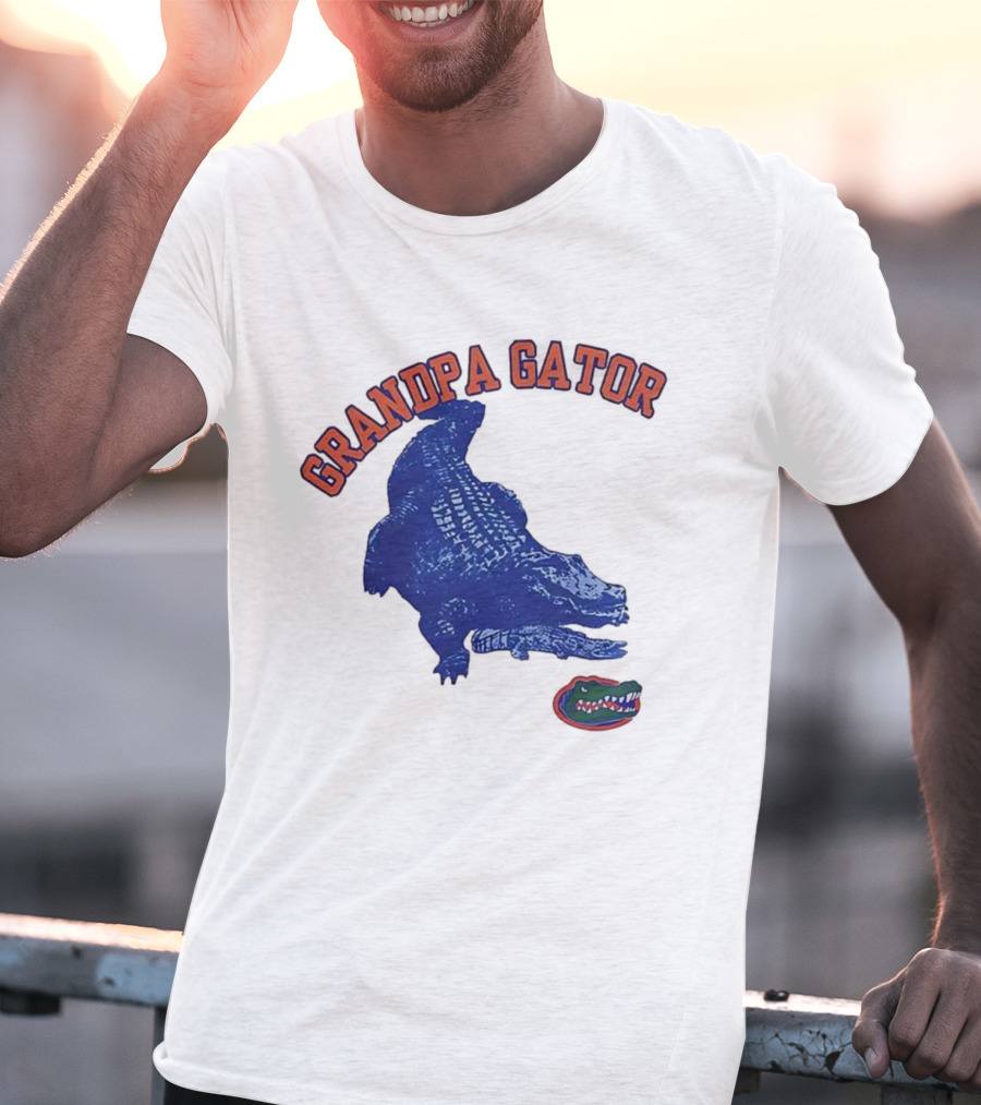 Grandpa Gator Florida Gators Football Fan Gear T-Shirt