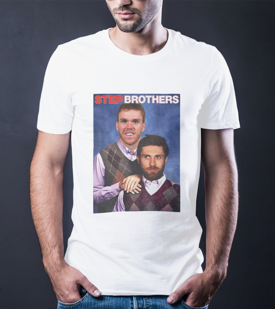 Connor McDavid Leon Draisaitl Step Brothers Funny Meme T-Shirt