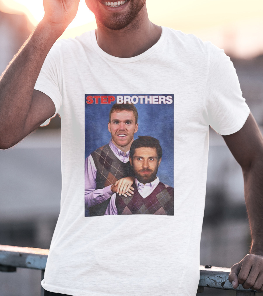 Connor McDavid Leon Draisaitl Step Brothers Funny Meme T-Shirt