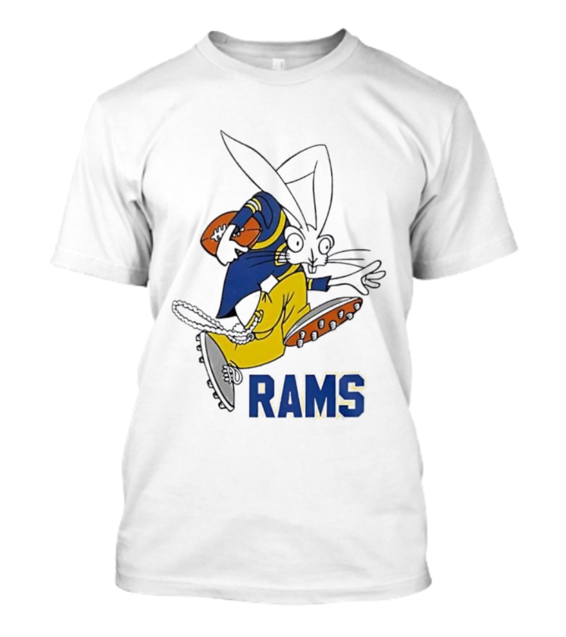 Los Angeles Rams Blink-182 New Year 2026 Celebrating Football Rabbit T-Shirt